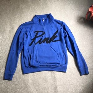 *SOLD** VS PINK Quarter Zip Sweatshirt